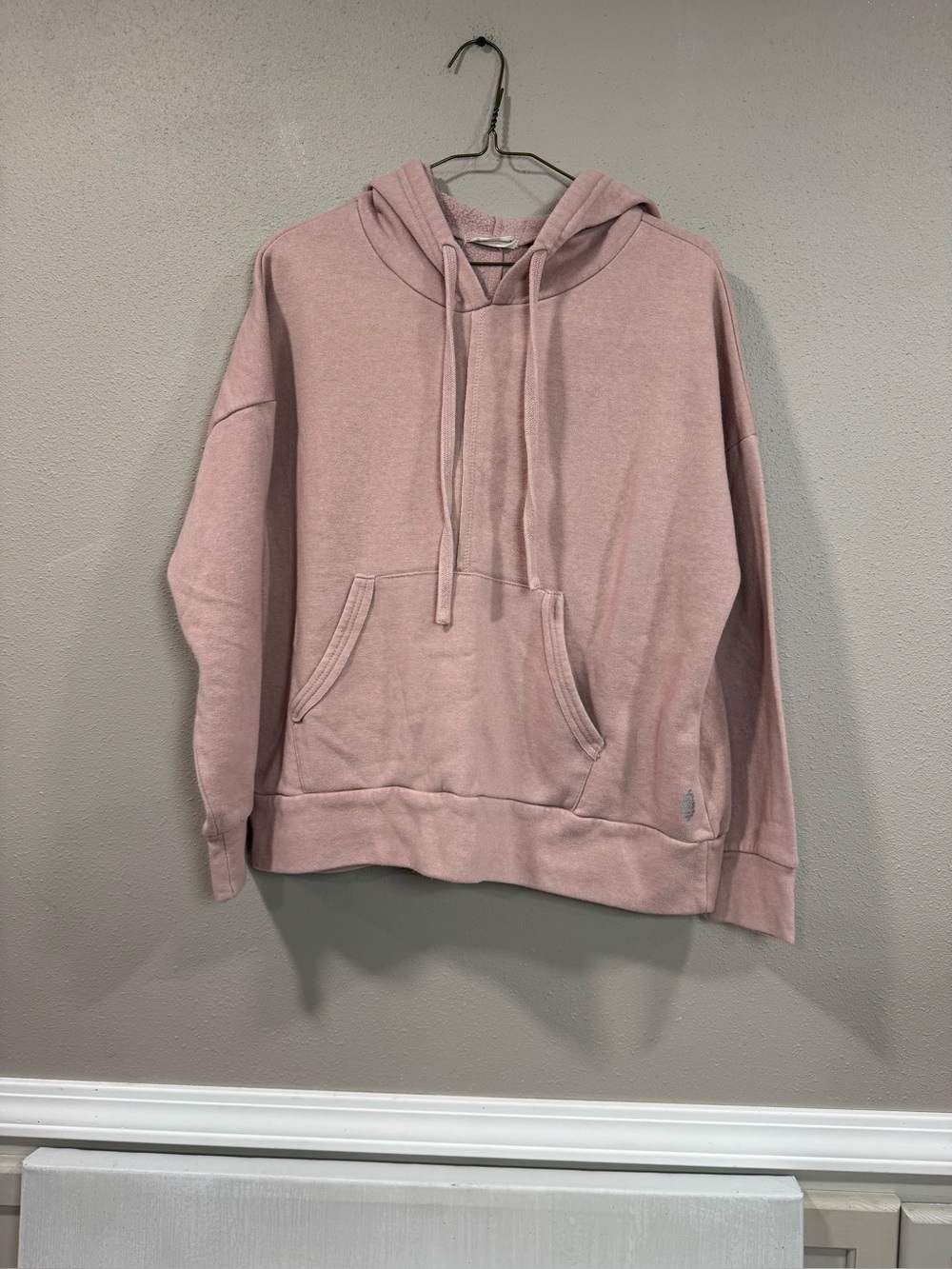 Free People Pink Pullover Hoodie Sweatshirt